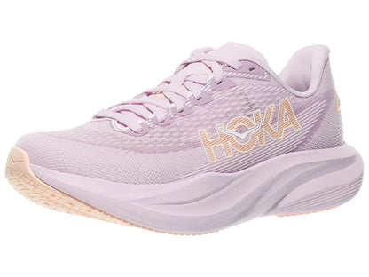 HOKA Women's Mach 7 in Lilac Cream/Tangerine Glow