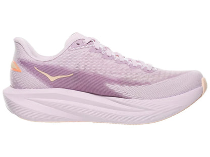 HOKA Women's Mach 7 in Lilac Cream/Tangerine Glow