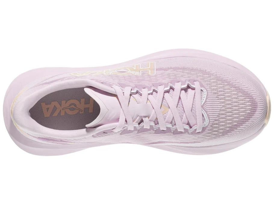 HOKA Women's Mach 7 in Lilac Cream/Tangerine Glow