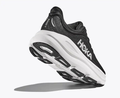 HOKA Men's Bondi 9 in Black / White