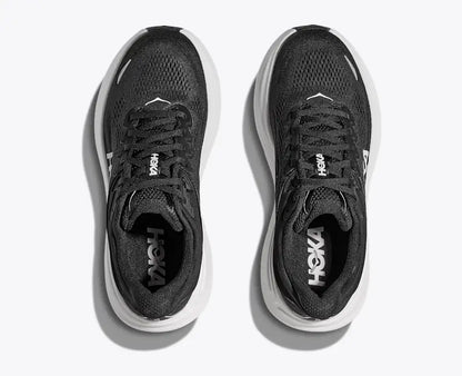 HOKA Women's Bondi 9 in Black / White