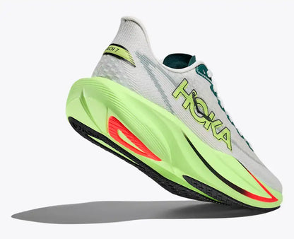 HOKA Men's Mach 7 in Frost / Neon Yuzu