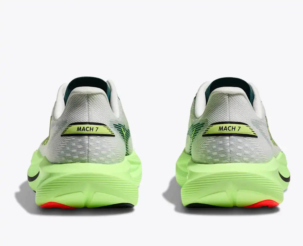 HOKA Men's Mach 7 in Frost / Neon Yuzu