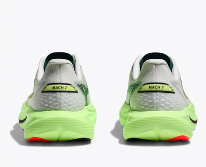 HOKA Men's Mach 7 in Frost / Neon Yuzu