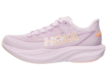 HOKA Women's Mach 7 in Lilac Cream/Tangerine Glow